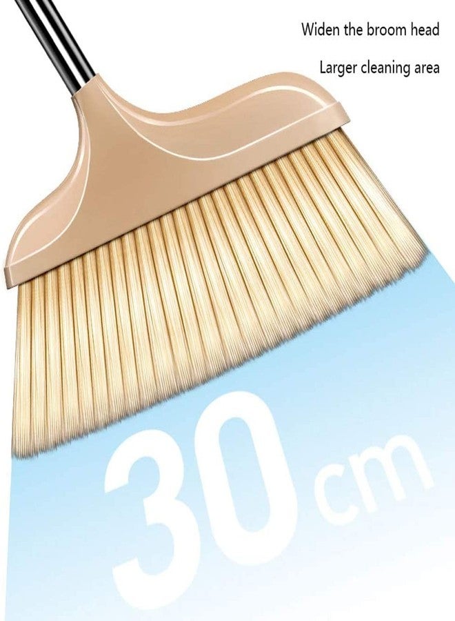 GNEY Broom and Dustpan Set - Self-Cleaning Broom Bristles - Ideal Kitchen, Home and Lobby Broom and Dustpan Combo - Premium Brush, Wisp and Dust Cleaner (Design 3) - Image 4